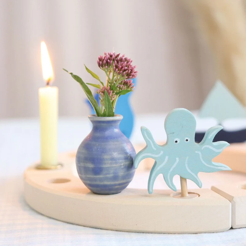 Grimm's Steckfigur Blaue Vase