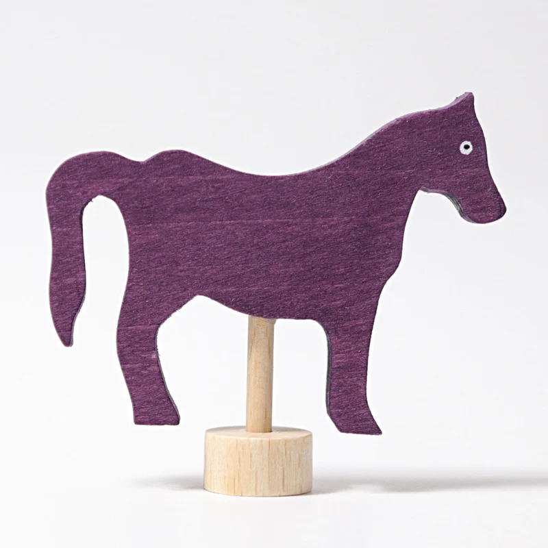 Grimm's Steckfigur violettes Pferd