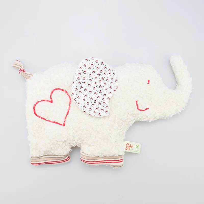 Efie Wärmekissen Elefant - Kirschkern- oder Dinkel-Inlett