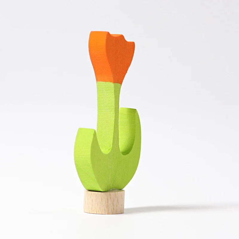 Grimm's Steckfigur orangene Tulpe