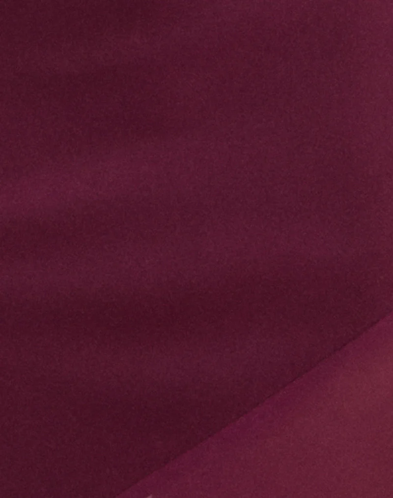 Eshara Maxikleid aus Chiffon-Satin in Burgunderrot