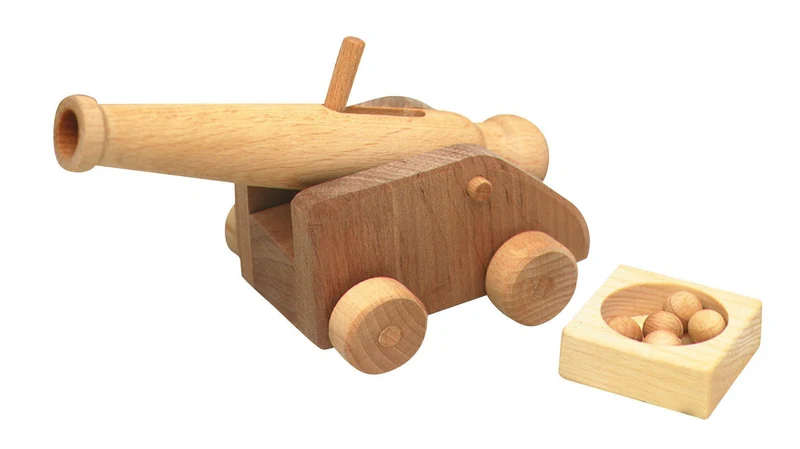 Ostheimer 5540562 Kanone klein mit Kugeln