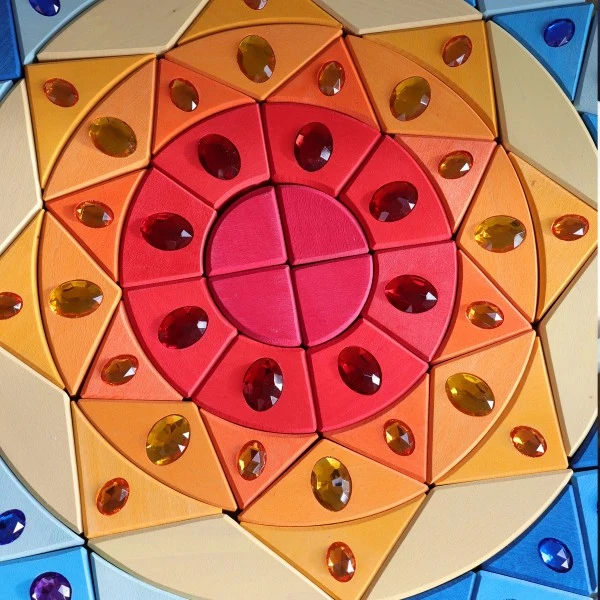 Grimm's Glitzermandala Sonne
