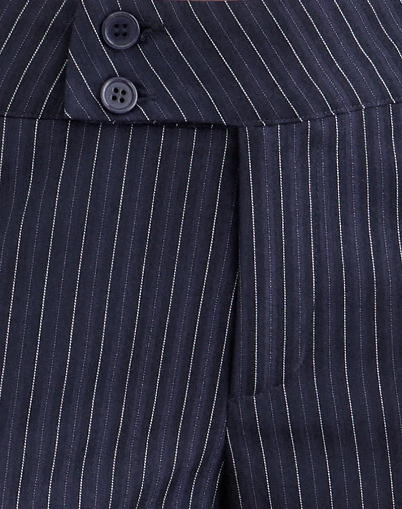 Falita Hose in Tailoring Navy Stripe