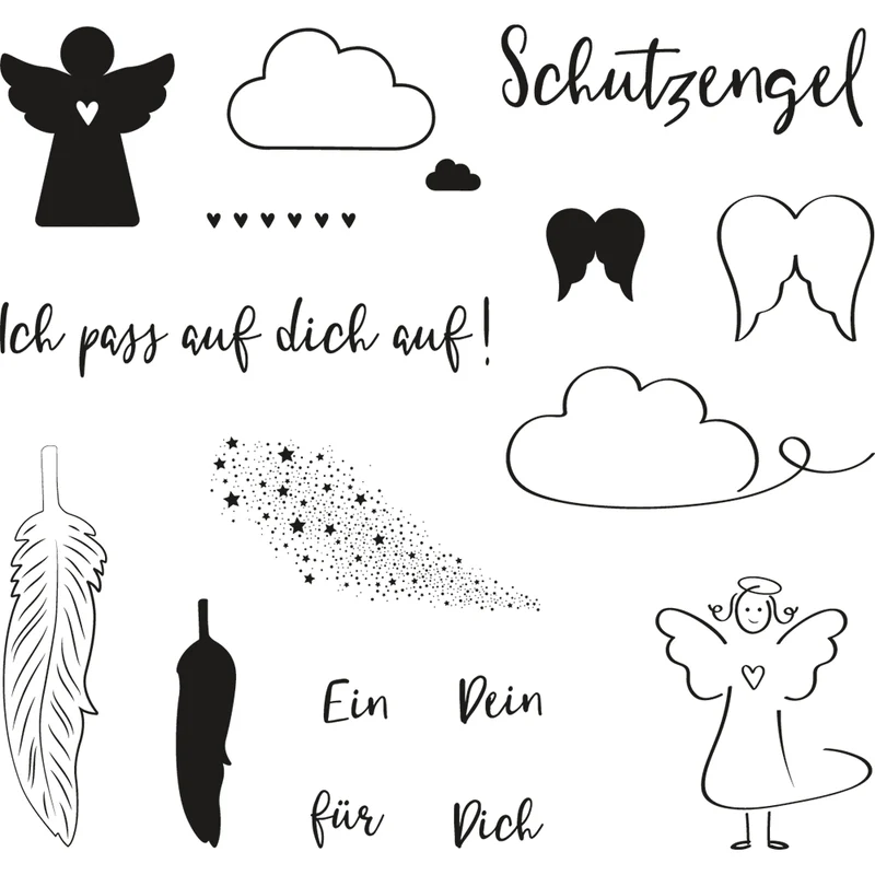 Clear Stamps Schutzengel