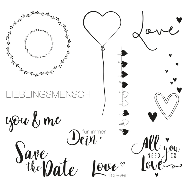 Clear Stamps Love