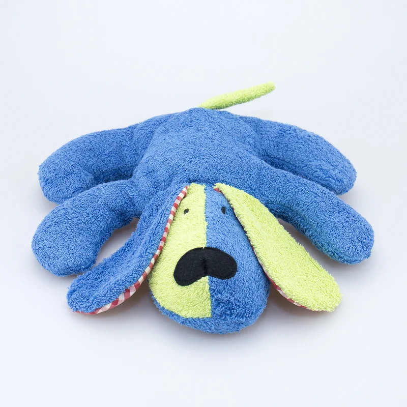 Efie Kuscheltier Hund - blau