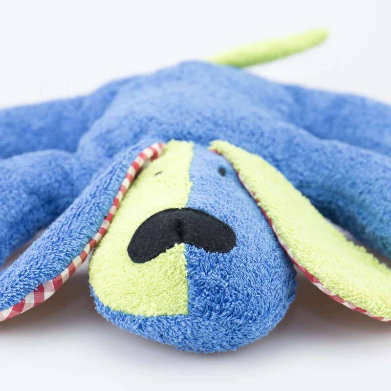 Efie Kuscheltier Hund - blau