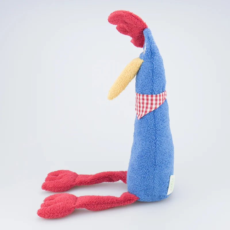 Efie Kuscheltier großer Hahn - blau