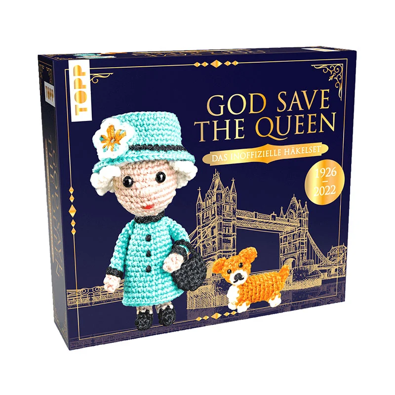 Häkelset "God save the Queen"