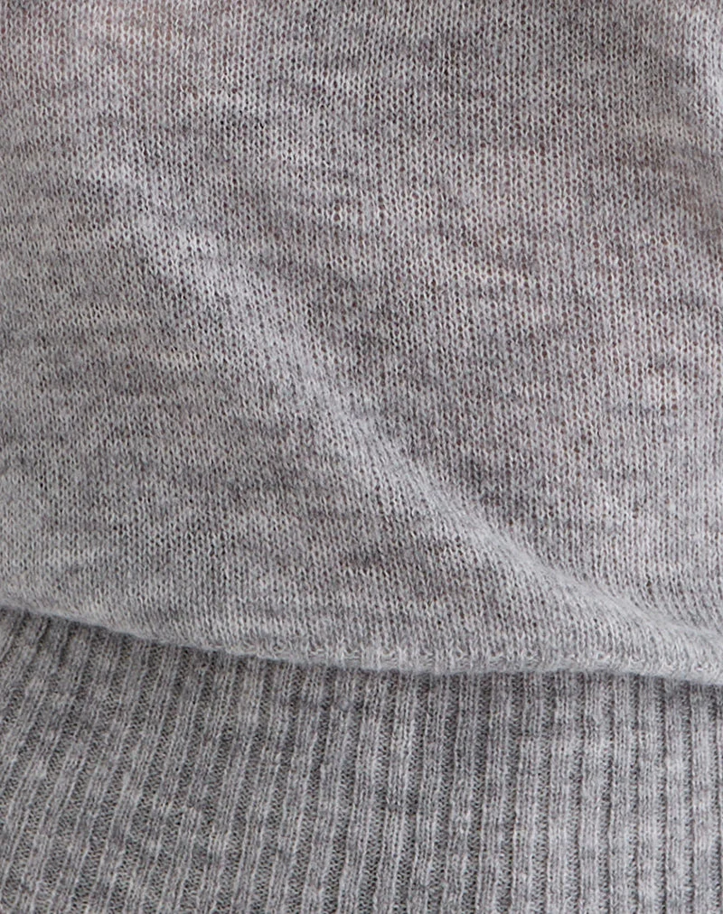 Suena Asymmetrischer Pullover in Grau