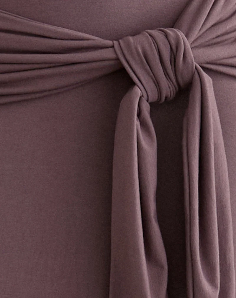 Rohesia Maxikleid in Deep Taupe