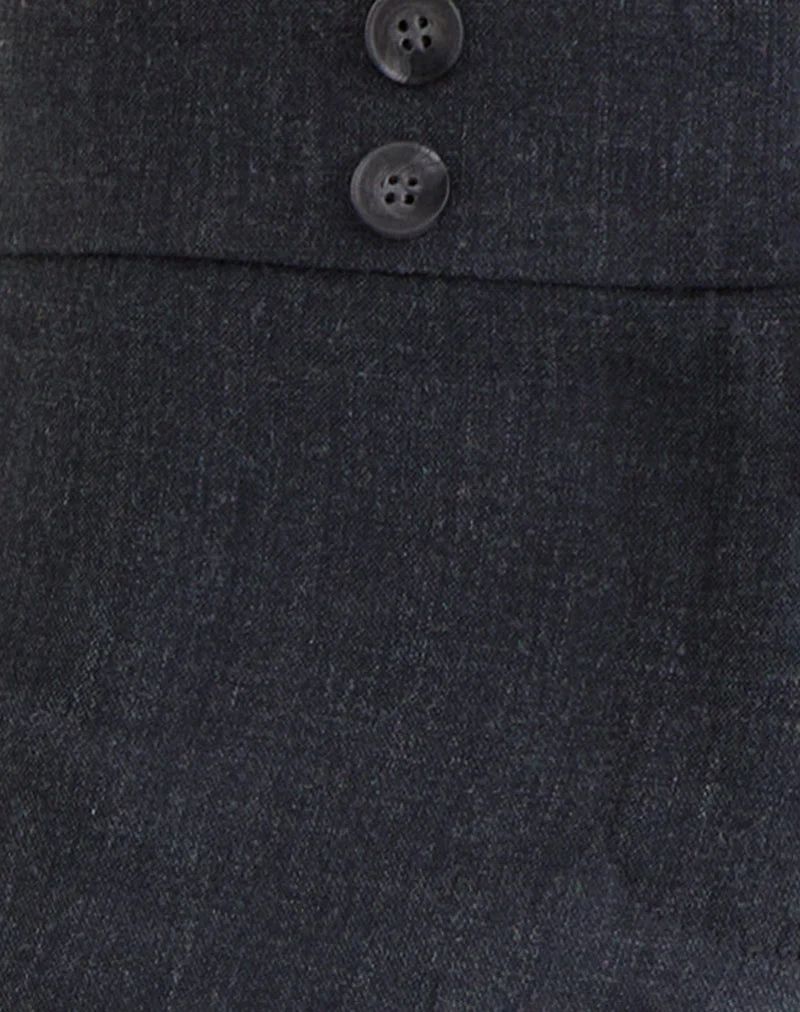Arisyo Hose mit weitem Bein in Tailoring Grey Blue