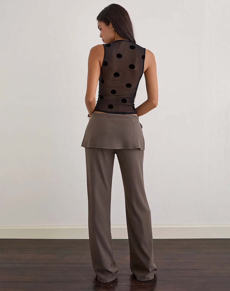 Lihat Top in Big Polka Black