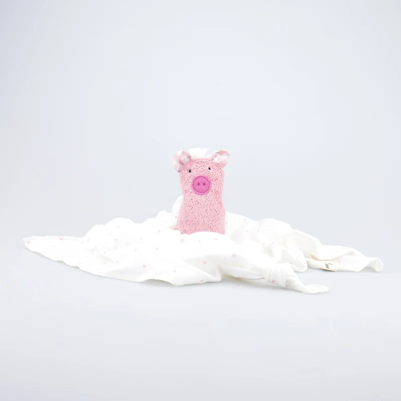 Schmusetuch Schwein