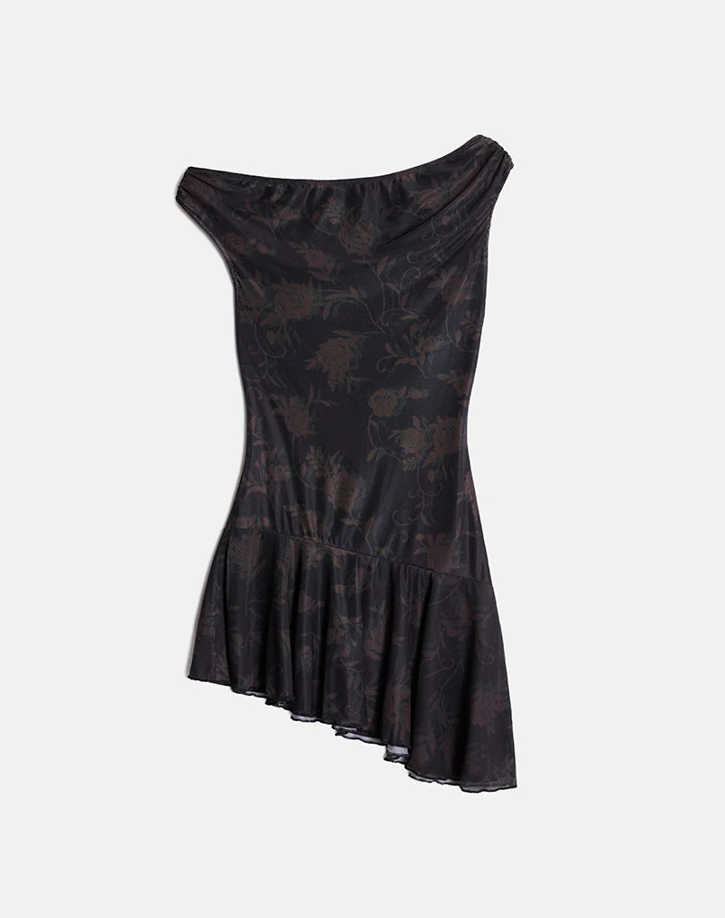 Tohari Minikleid in Dynamic Rose