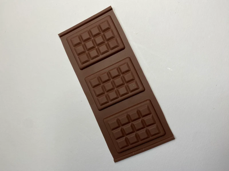 Silikongießform Mini-Schokolade