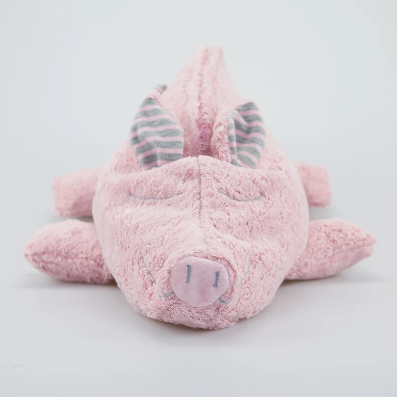 Kuscheltier großes Schwein mit Hirse-Inlett