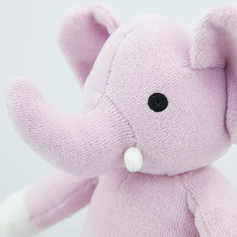 natureZOO Kuscheltier Elefant klein rosa - Bio-Nickistoff