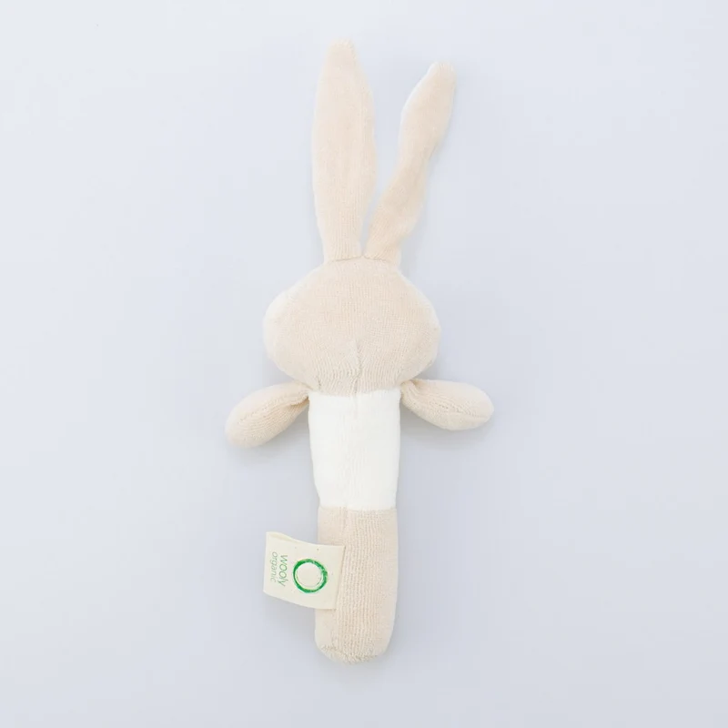 Wooly Organic Knistergreifling Hase mit Rassel