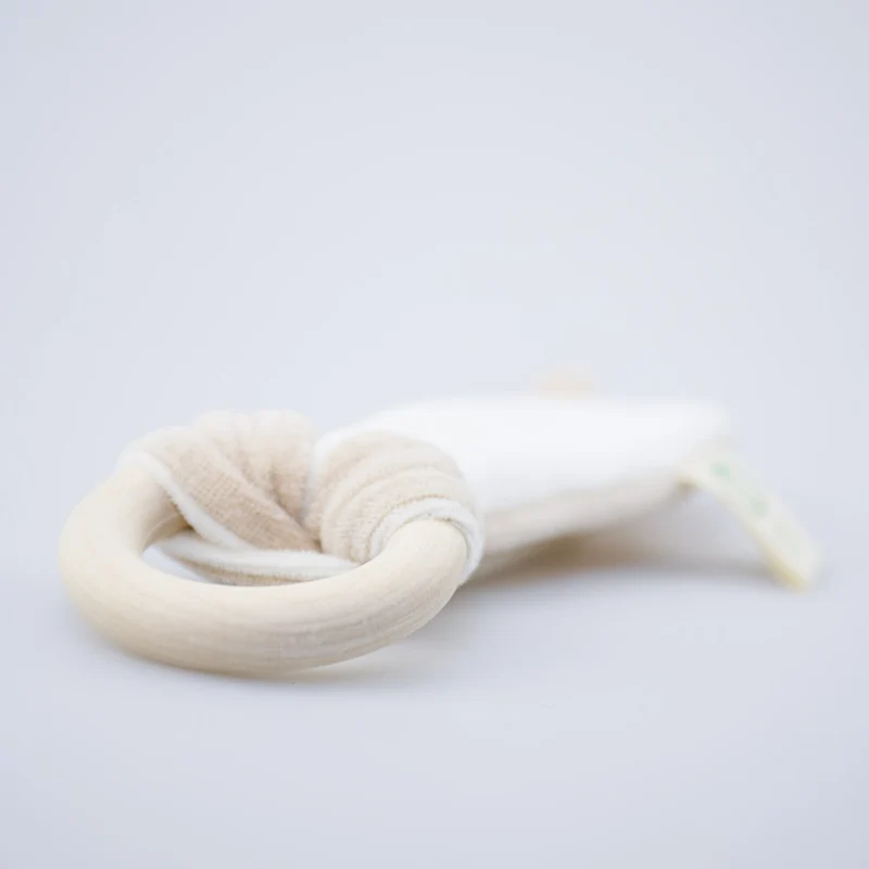 Wooly Organic Knisterohren mit Holzring