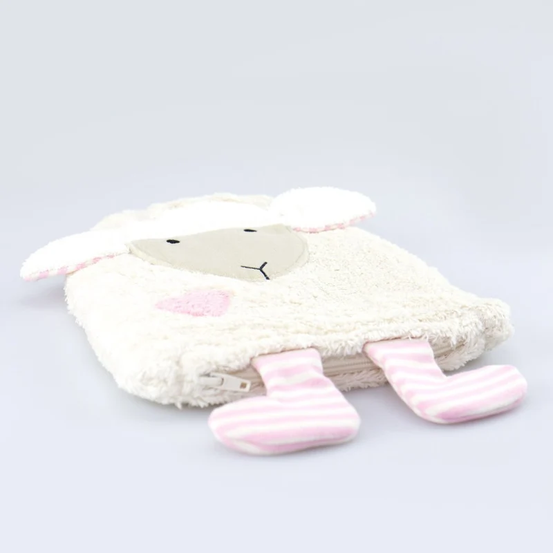 Wärmekissen Schaf rosa - Kirschkern- oder Dinkel-Inlett