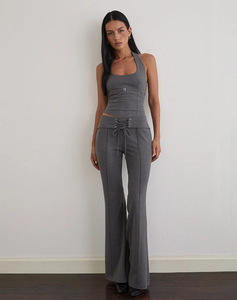 Zallen-Hose in Tailoring Charcoal