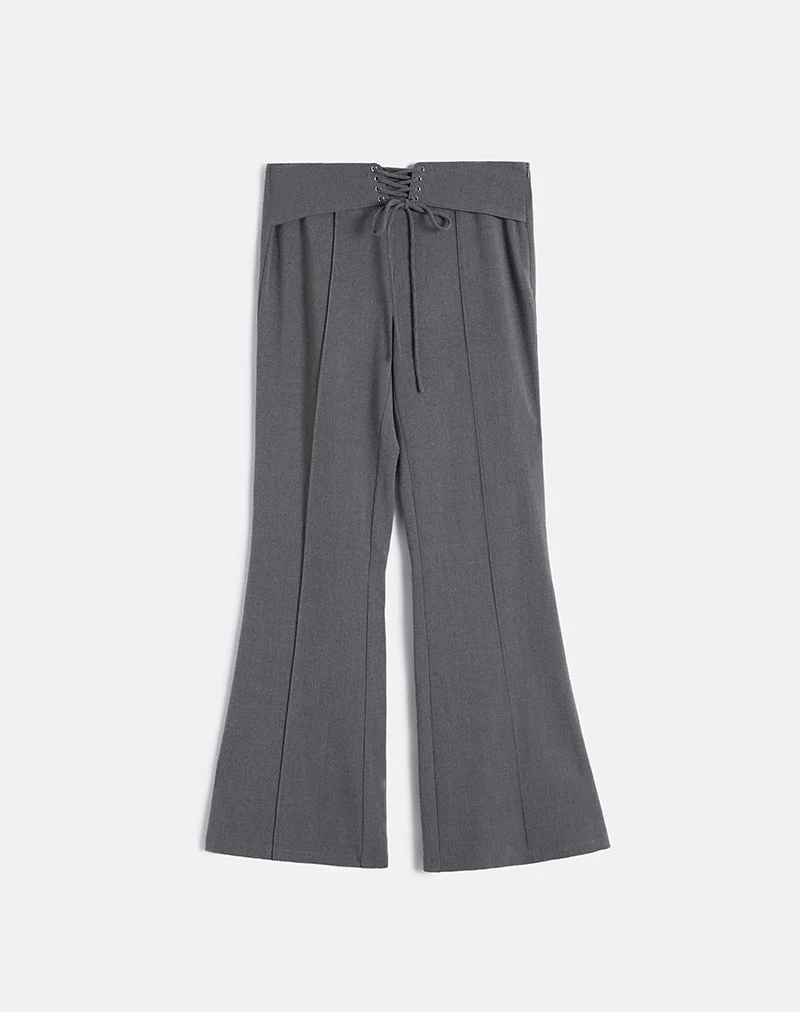 Zallen-Hose in Tailoring Charcoal