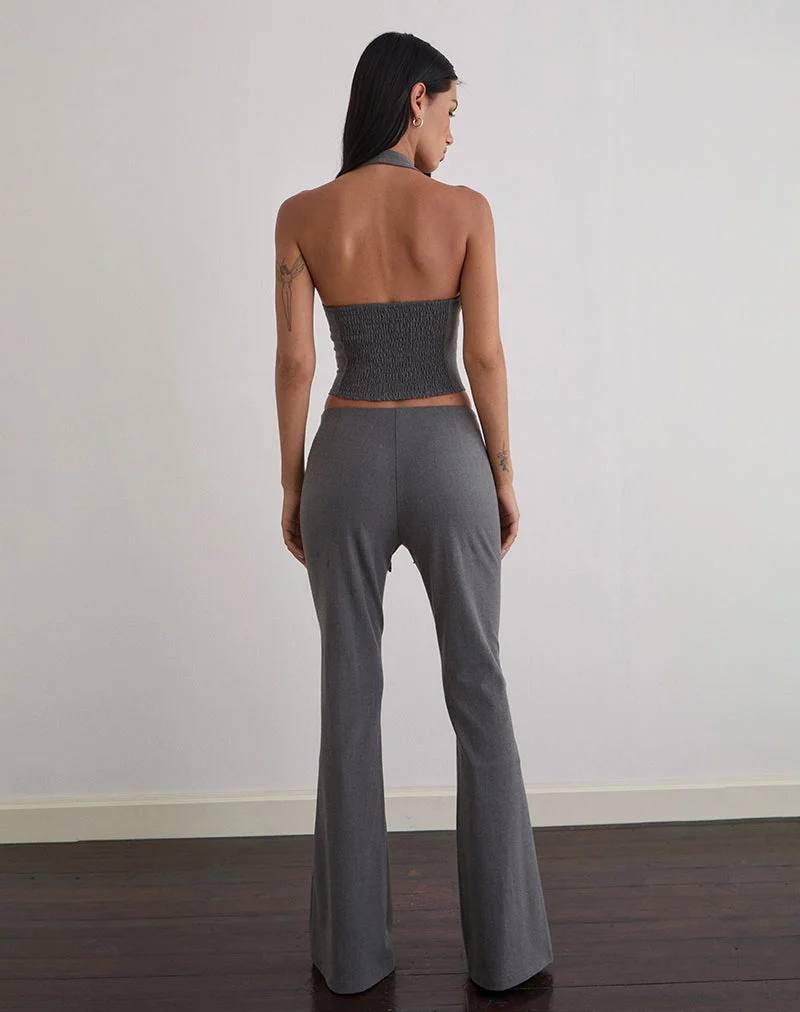 Zallen-Hose in Tailoring Charcoal