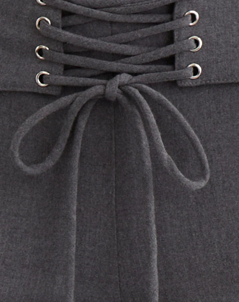Zallen-Hose in Tailoring Charcoal