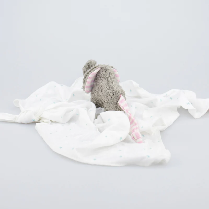 Schmusetuch Elefant rosa