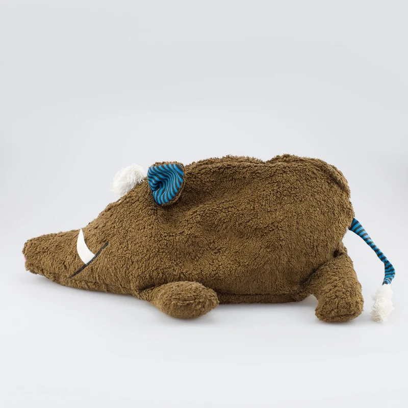 Kuscheltier große Wildsau mit Hirse-Inlett