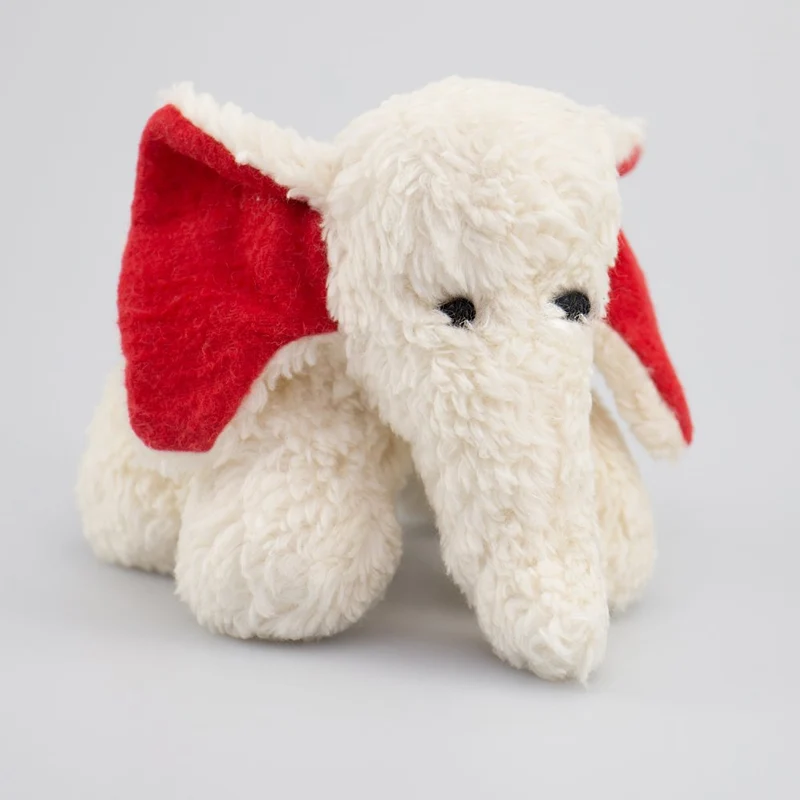 Stofftier Elefant Fanti weiß