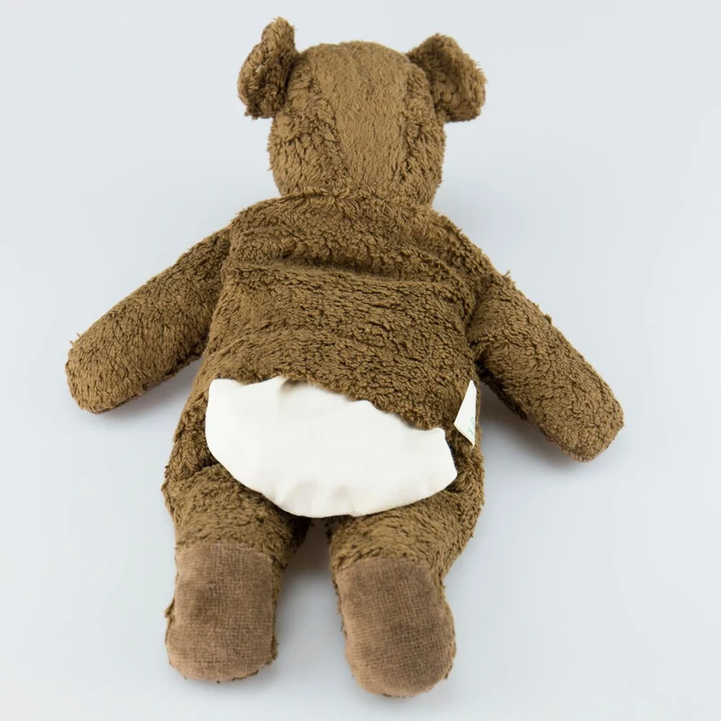 Kuscheltier Braunbär mit Kirsch oder Traubenkern-Inlett