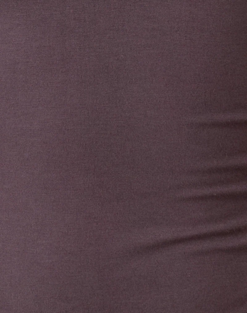 Jenji Langarmshirt mit Perlmuttknöpfen in Pfefferkorn