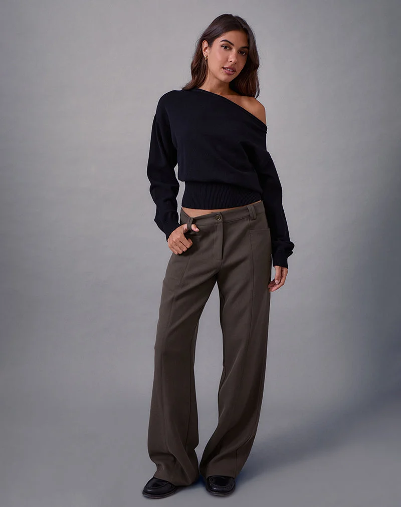 Avina-Hose in Tailoring Dunkel-Olive