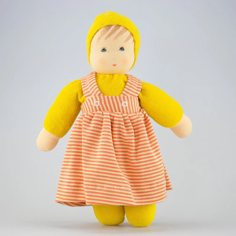Nanchen Puppe 'Mädel' gelb - 33 cm