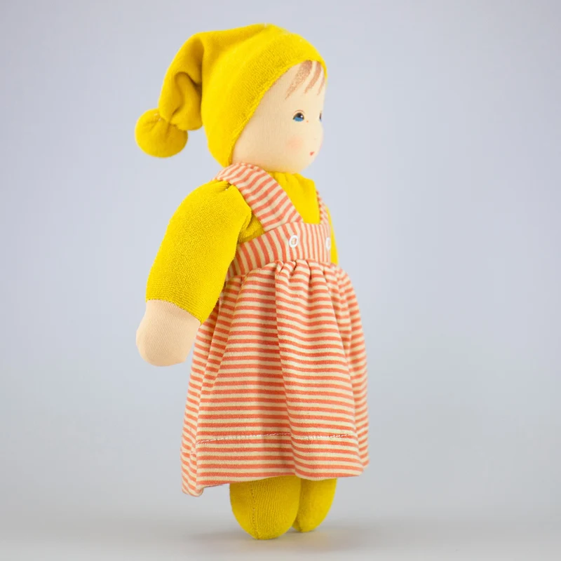 Nanchen Puppe 'Mädel' gelb - 33 cm