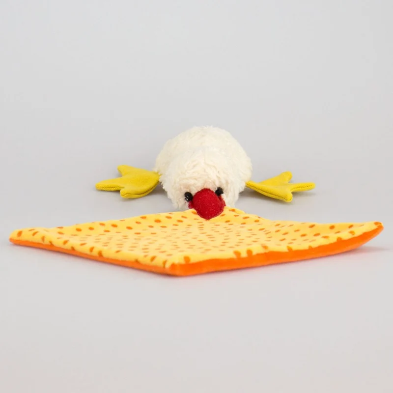 Schnuffeltuch Ente Tapsy - orange