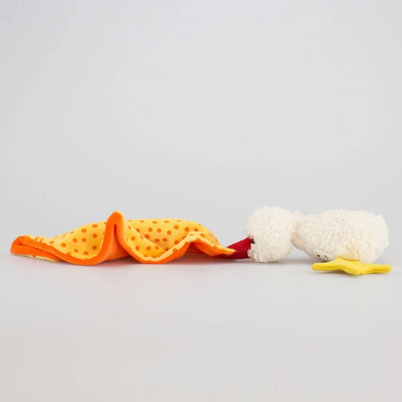 Schnuffeltuch Ente Tapsy - orange