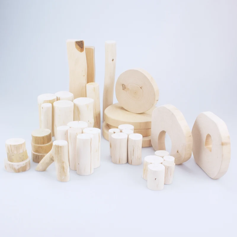 Natur Holzbausteine