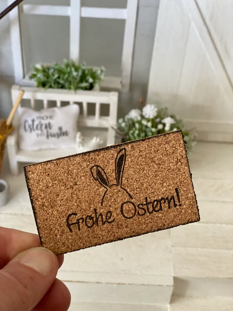 Fußmatte Wichteltür "Frühling"
