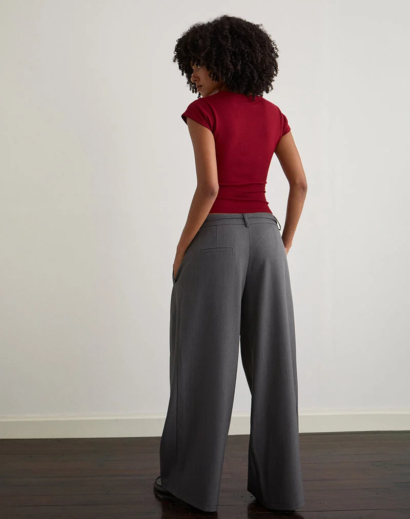 Rivela Tie Waist Hose in Grau