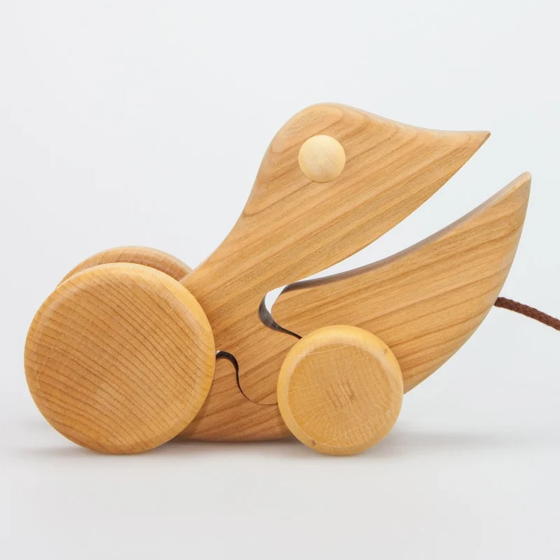 Holzfrosch zum Ziehen