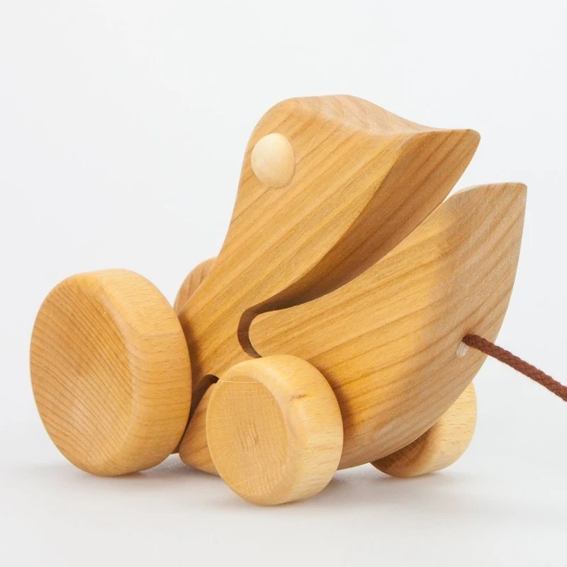 Holzfrosch zum Ziehen