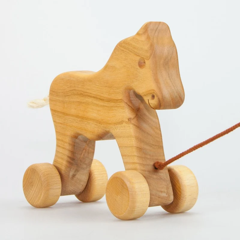 Holzpferd zum Ziehen