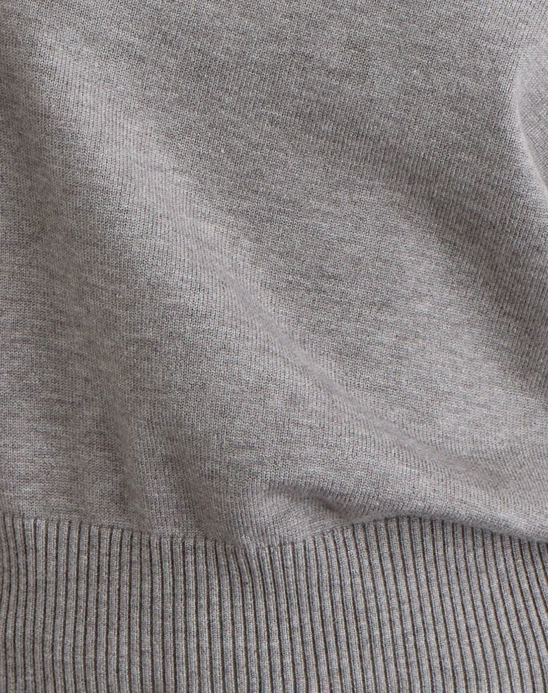 Jalira Pullover aus Strick Grau