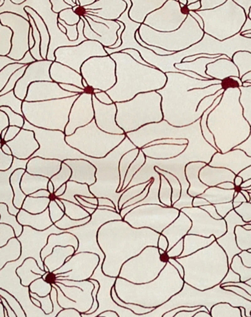 Hoover Maxikleid in Line Flower Creme