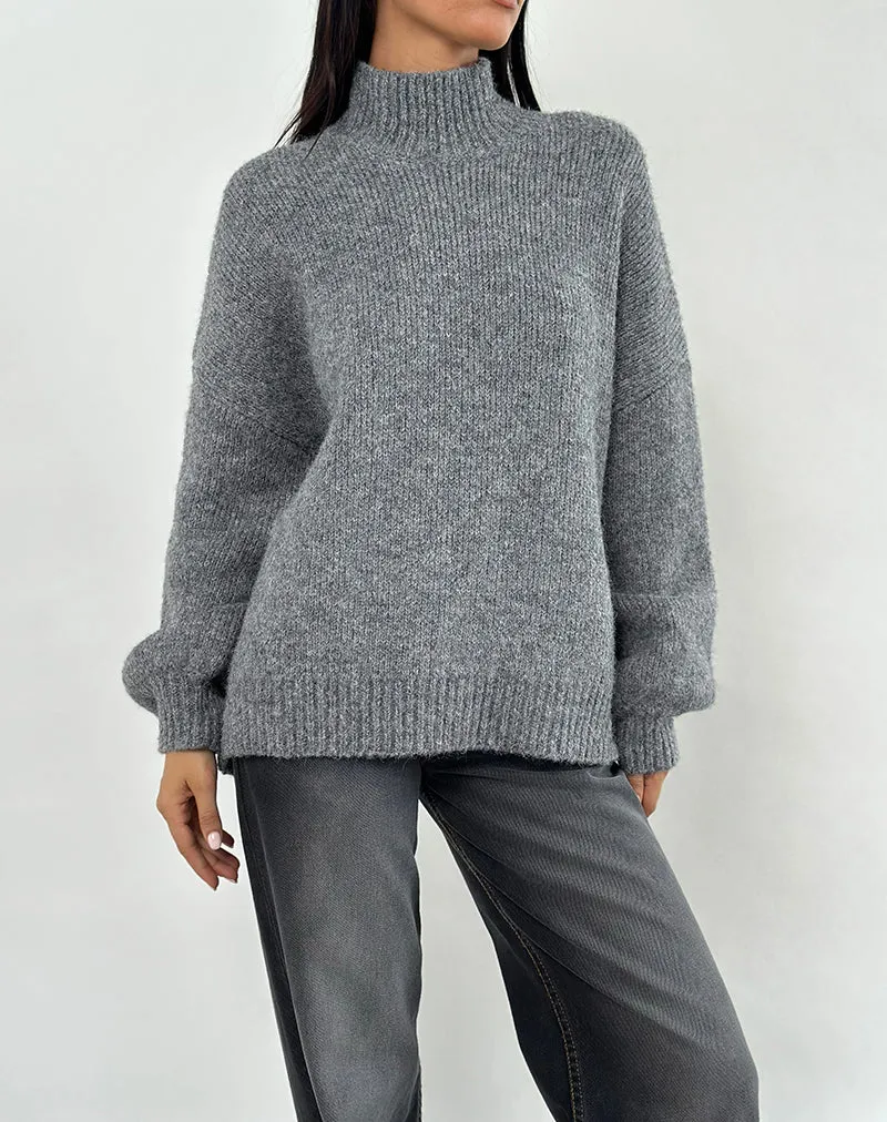 Amato Pullover in Übergröße in Grau