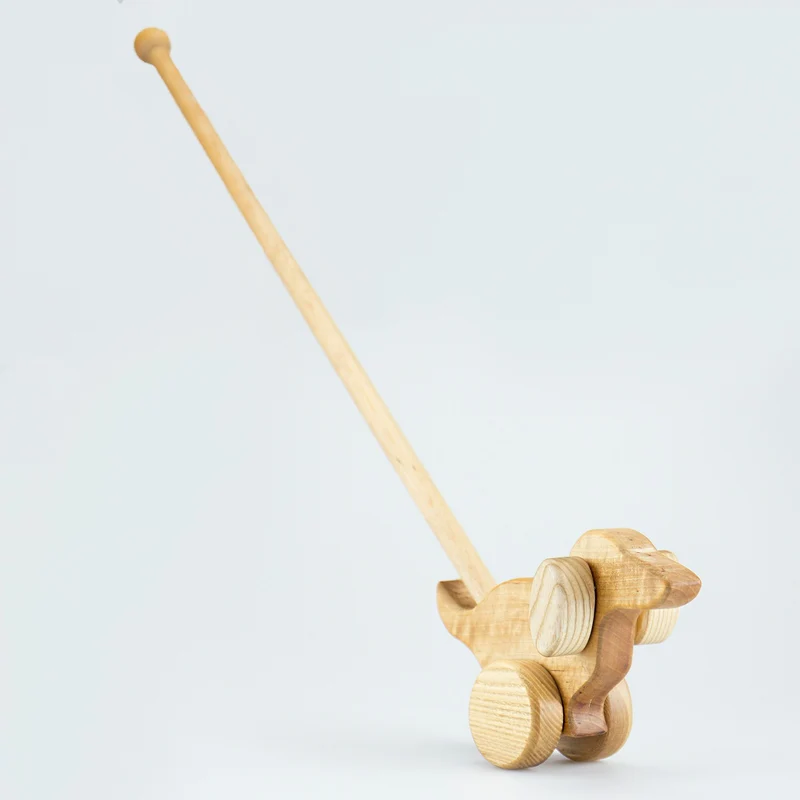 Holz Hund zum Schieben